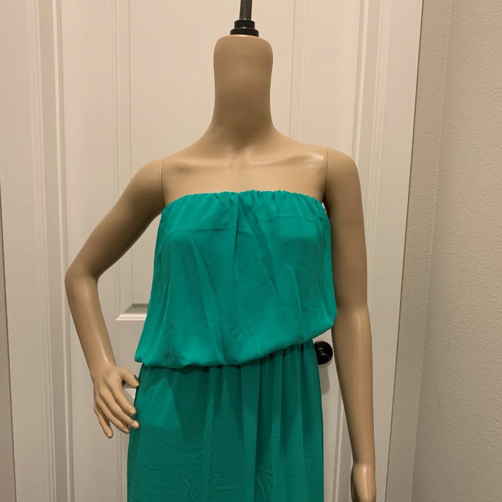 EXPRESS STRAPLESS MAXI DRESS - Picture 2 of 5